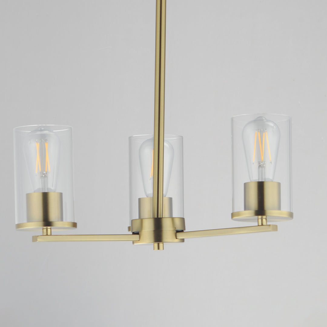 Lateral Chandelier Satin Brass (CLSBR) alternate view