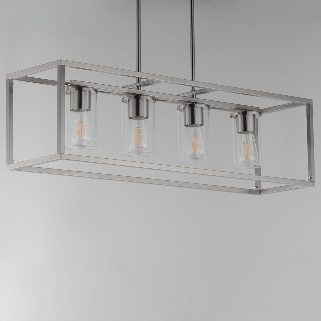 Lateral 4-Light Linear Pendant Satin Nickel (CLSN) alternate view