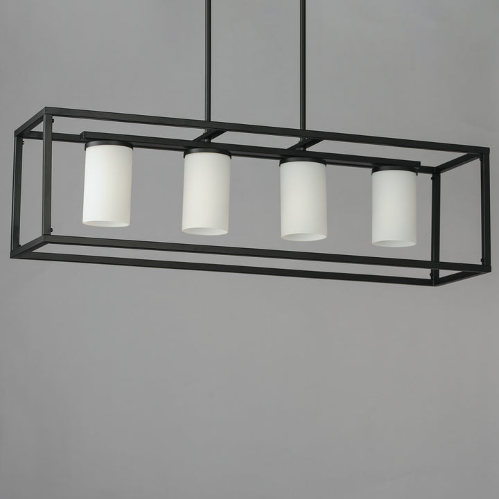 Lateral 4-Light Linear Pendant Black (SWBK) alternate view