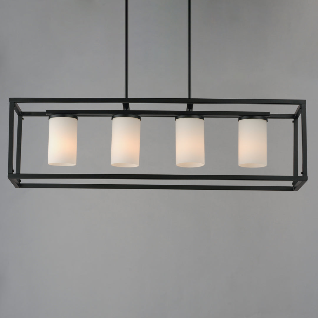 Lateral 4-Light Linear Pendant Black (SWBK) alternate view
