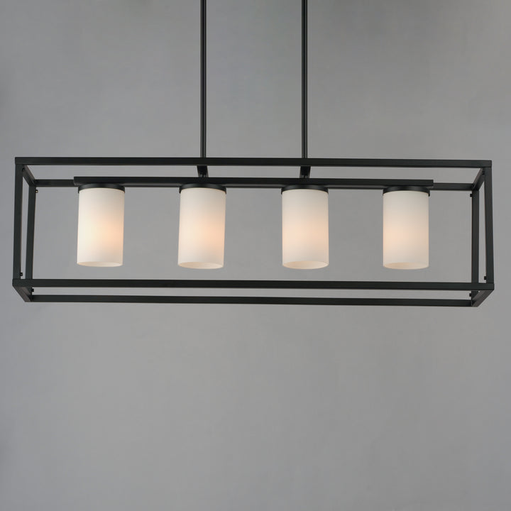 Lateral 4-Light Linear Pendant Black (SWBK) alternate view