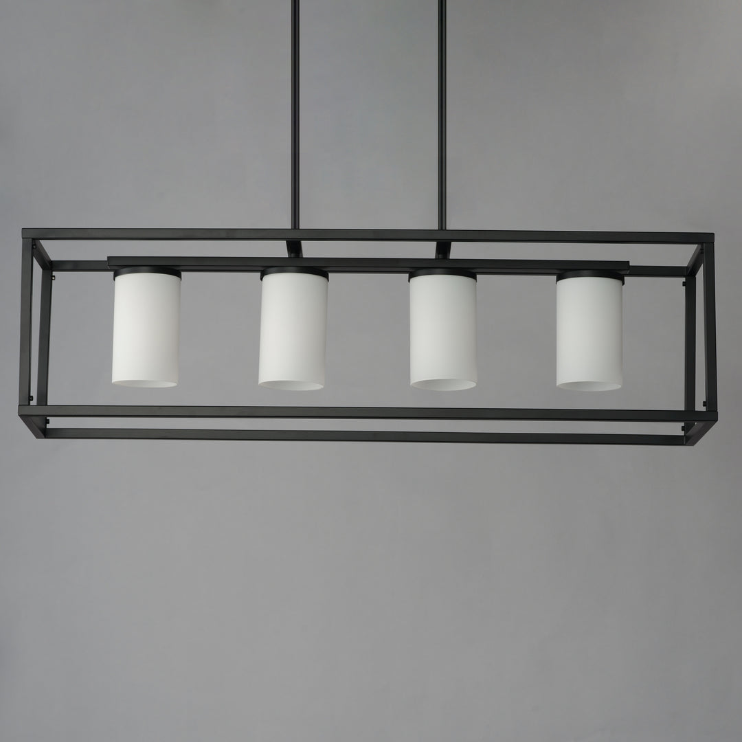 Lateral 4-Light Linear Pendant Black (SWBK) alternate view