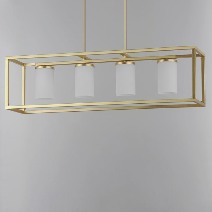 Lateral 4-Light Linear Pendant Satin Brass (SWSBR) alternate view