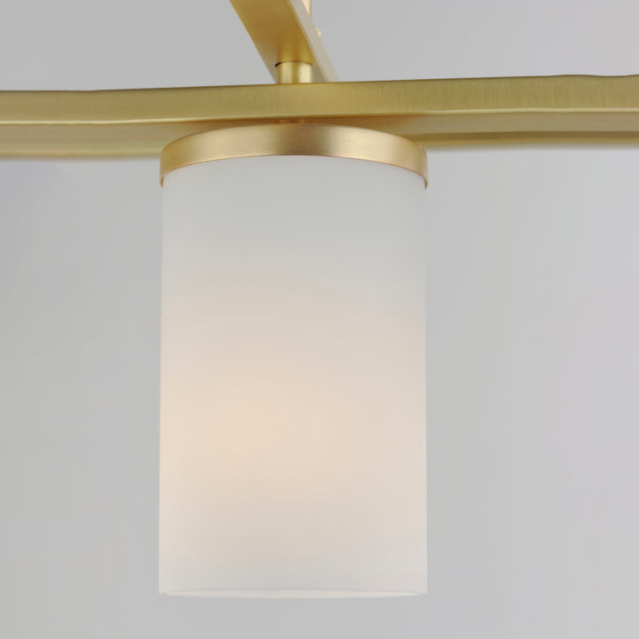 Lateral 4-Light Linear Pendant Satin Brass (SWSBR) alternate view