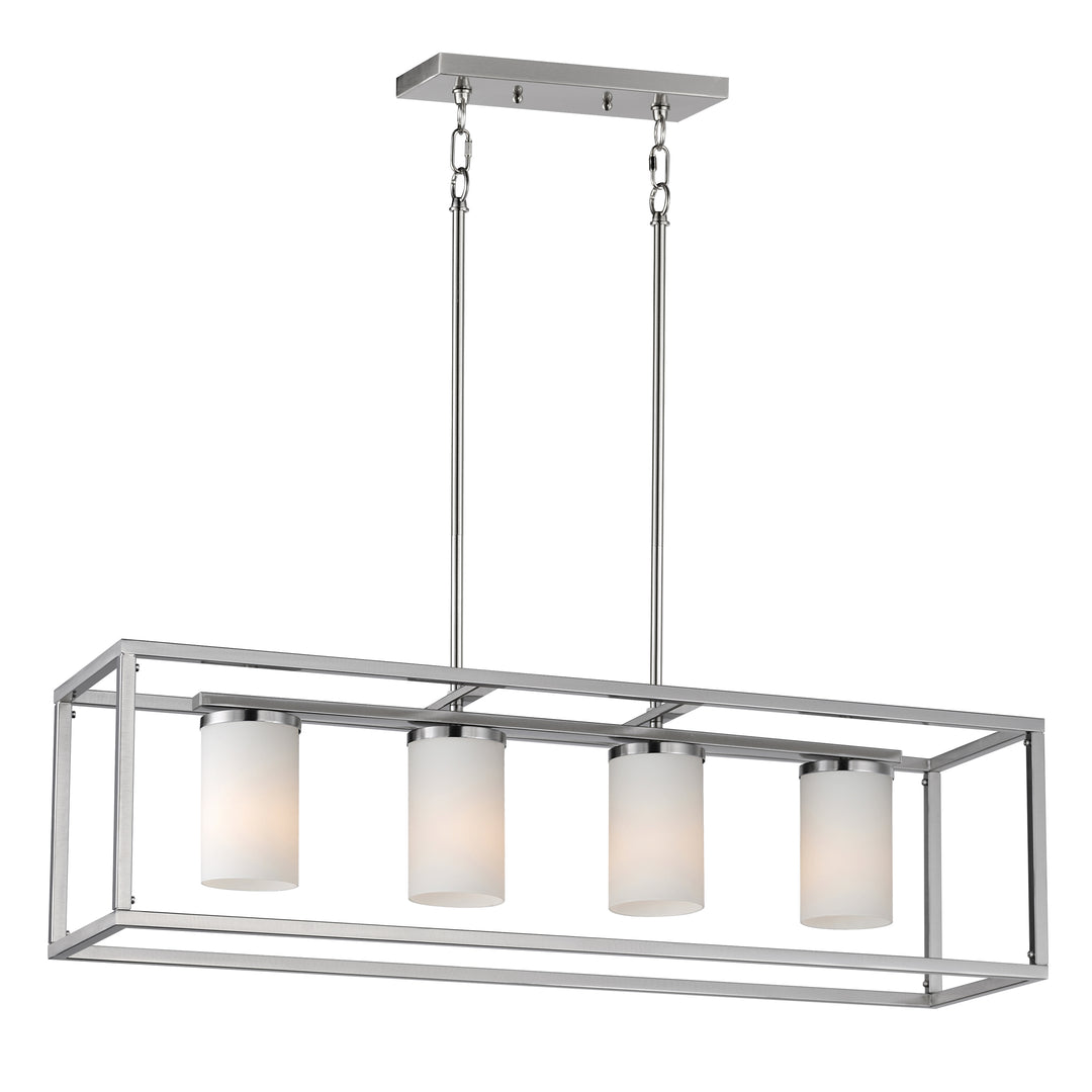 Lateral 4-Light Linear Pendant Satin Nickel (SWSN)