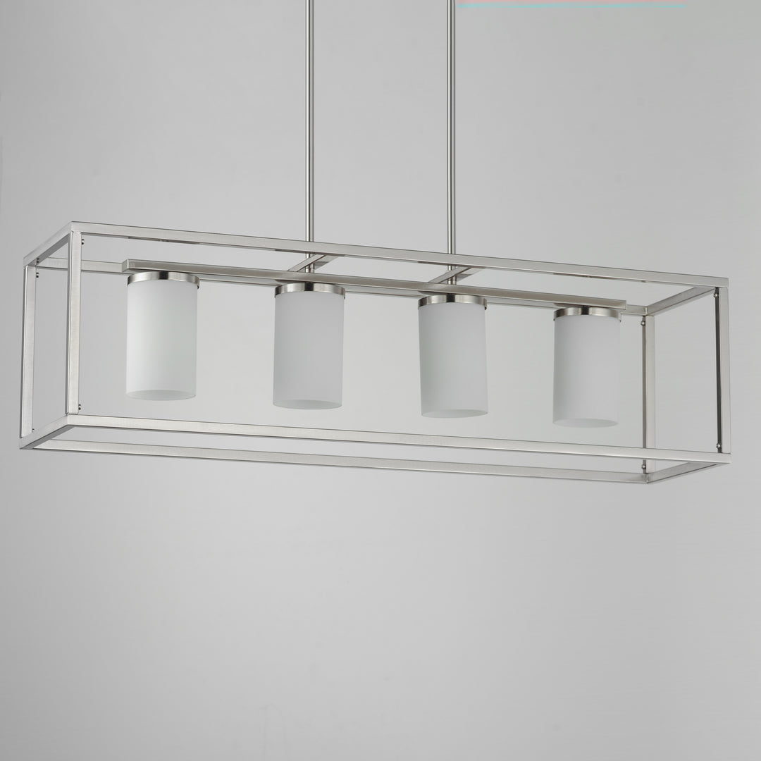 Lateral 4-Light Linear Pendant Satin Nickel (SWSN) alternate view