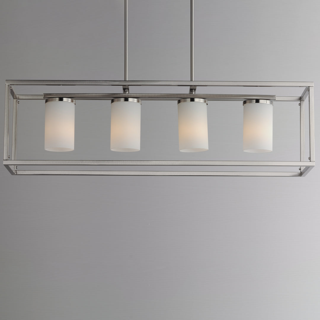 Lateral 4-Light Linear Pendant Satin Nickel (SWSN) alternate view