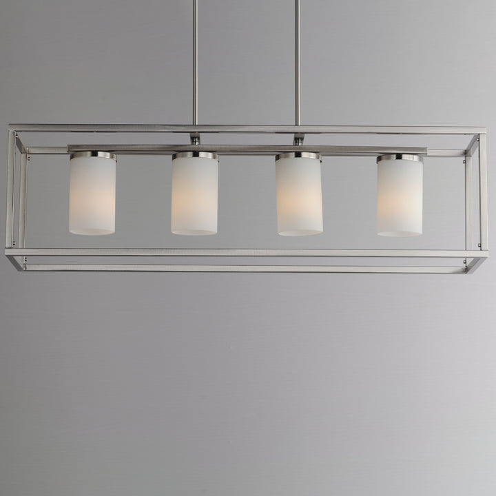 Lateral 4-Light Linear Pendant Satin Nickel (SWSN) alternate view