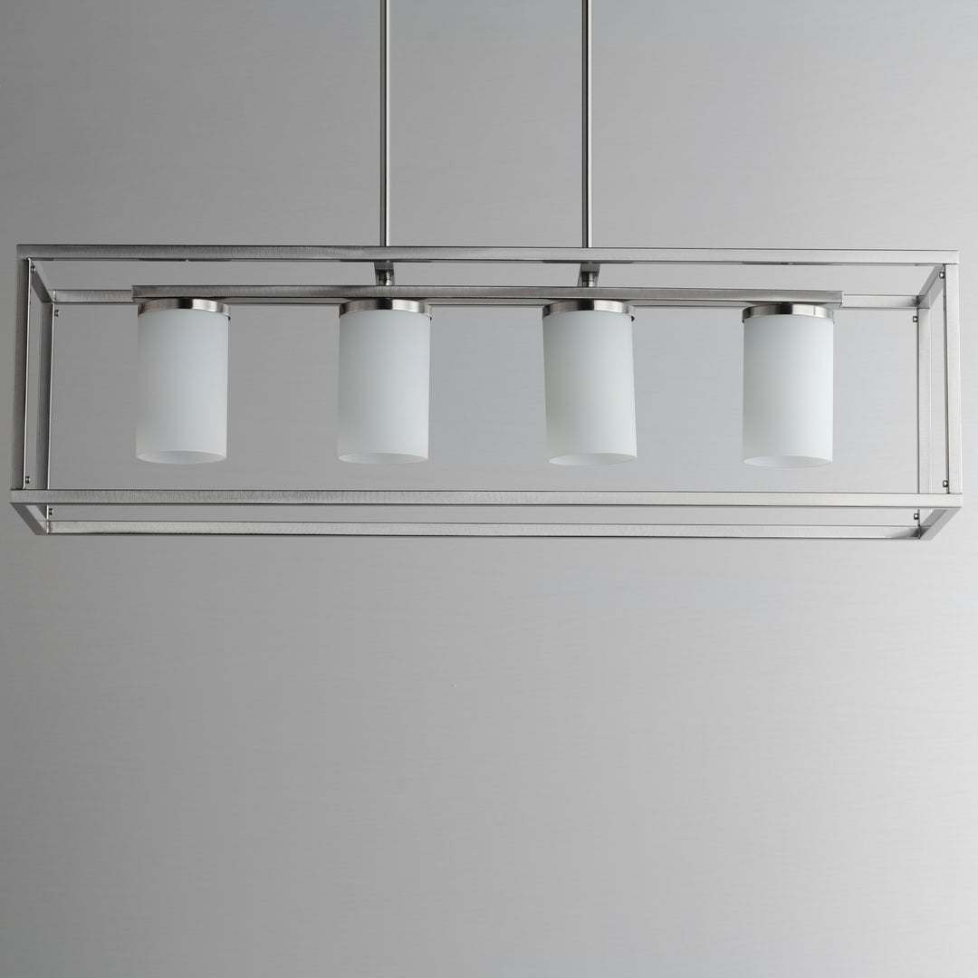 Lateral 4-Light Linear Pendant Satin Nickel (SWSN) alternate view