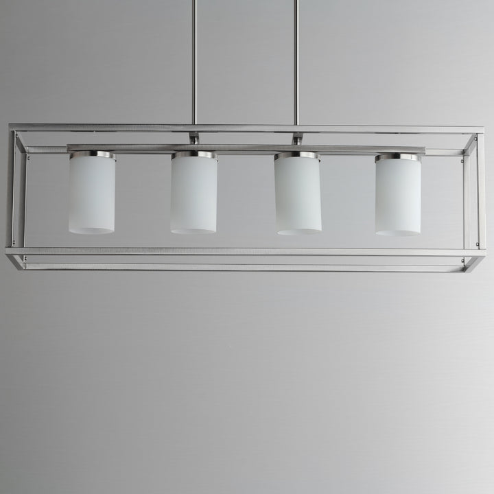 Lateral 4-Light Linear Pendant Satin Nickel (SWSN) alternate view