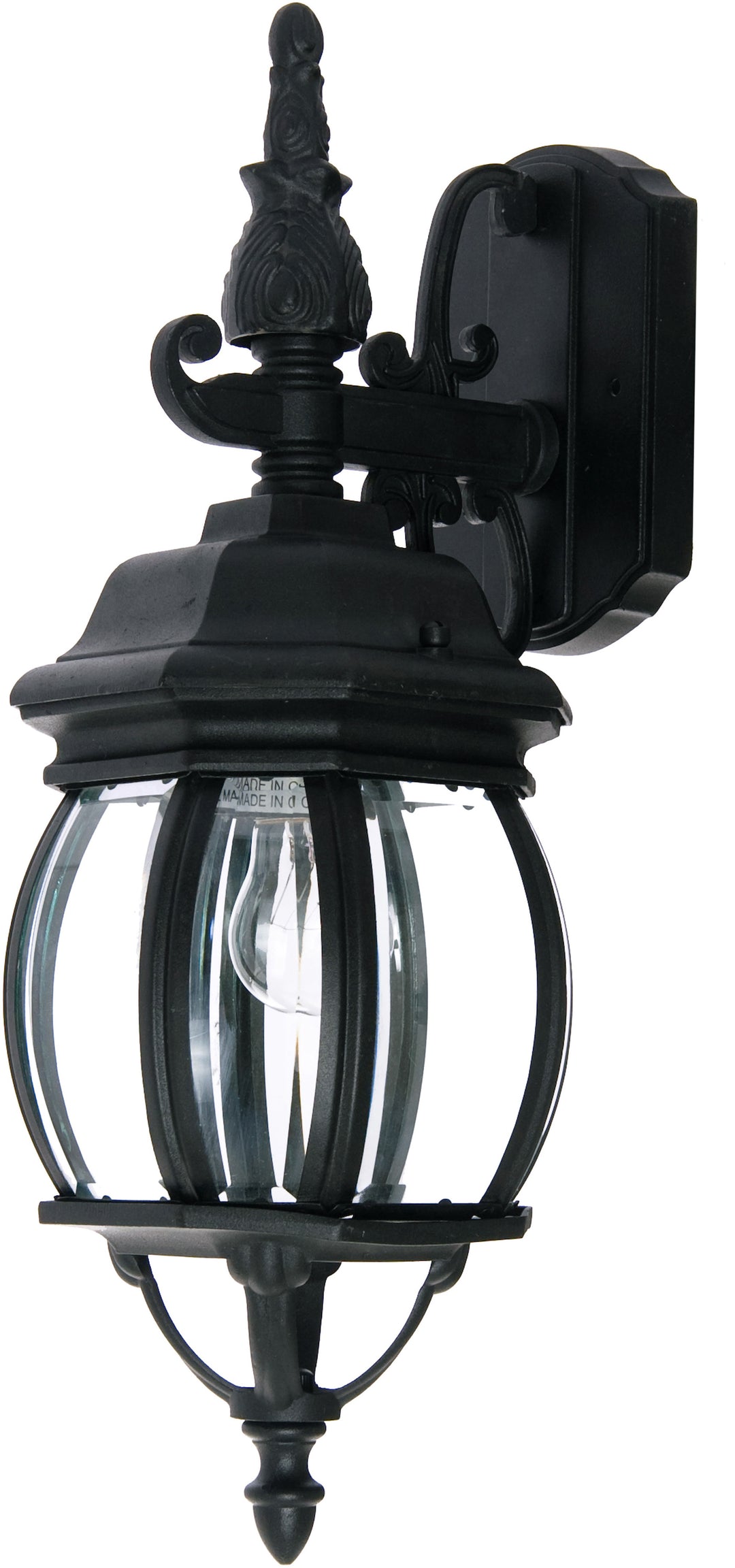 Crown Hill Outdoor Wall Lantern Black