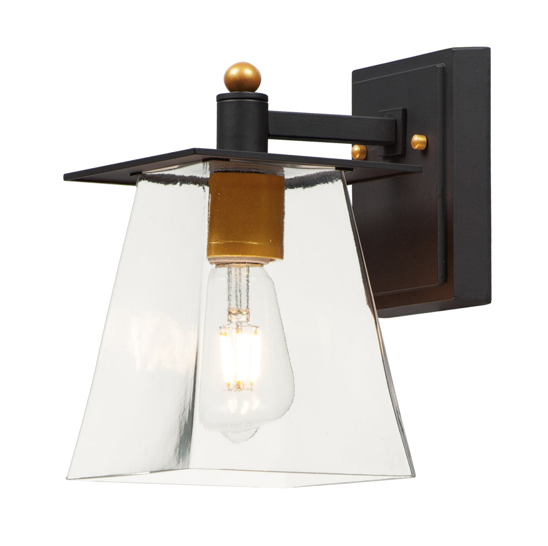 Chalet 1-Light LED Outdoor Wall Sconce Bronze / Gold