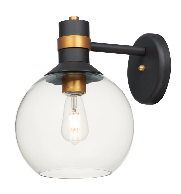 Cabin 1-Light LED Outdoor Wall Sconce Bronze / Gold