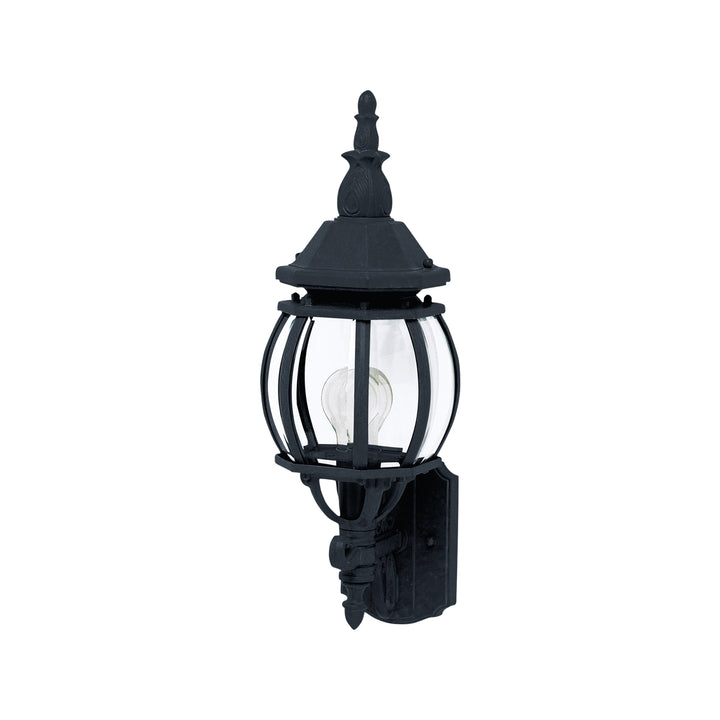 Crown Hill Outdoor Wall Lantern Black