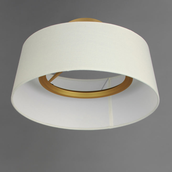Paramount LED Flush Mount Natural Aged Brass alternate view