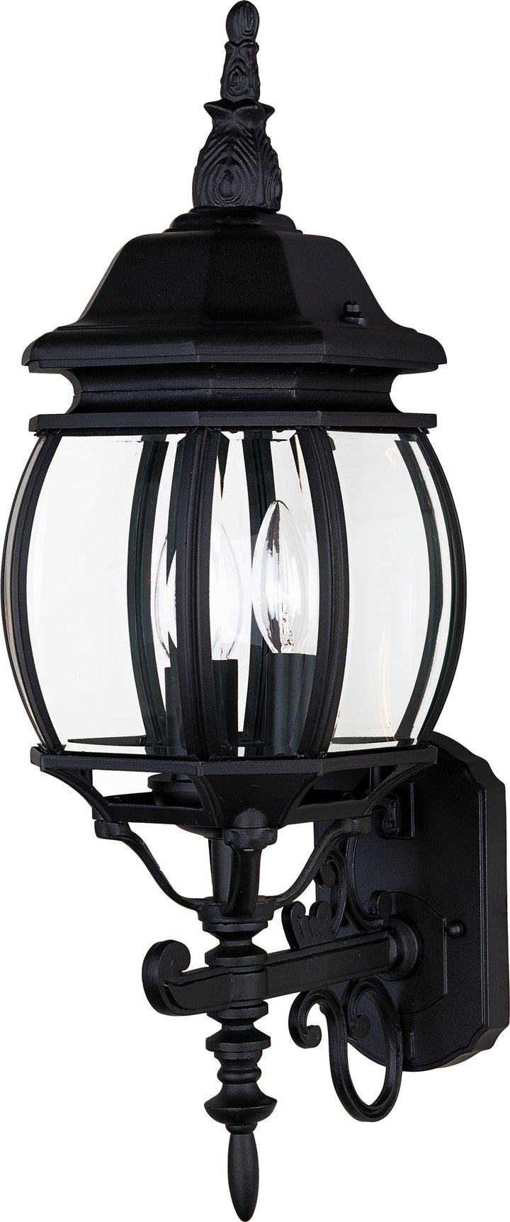 Crown Hill Outdoor Wall Lantern Black