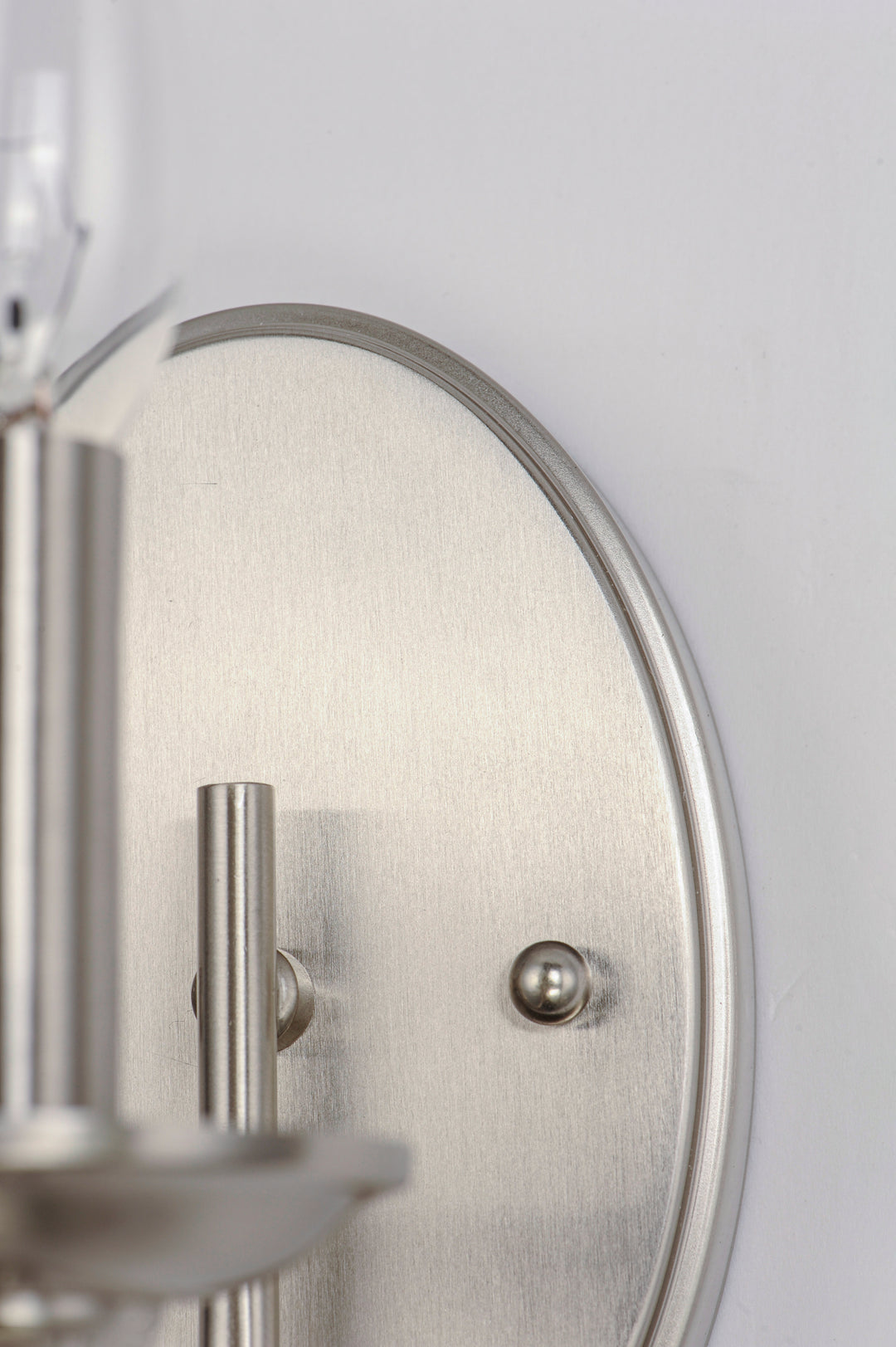 Logan 1-Light Wall Sconce Satin Nickel alternate view
