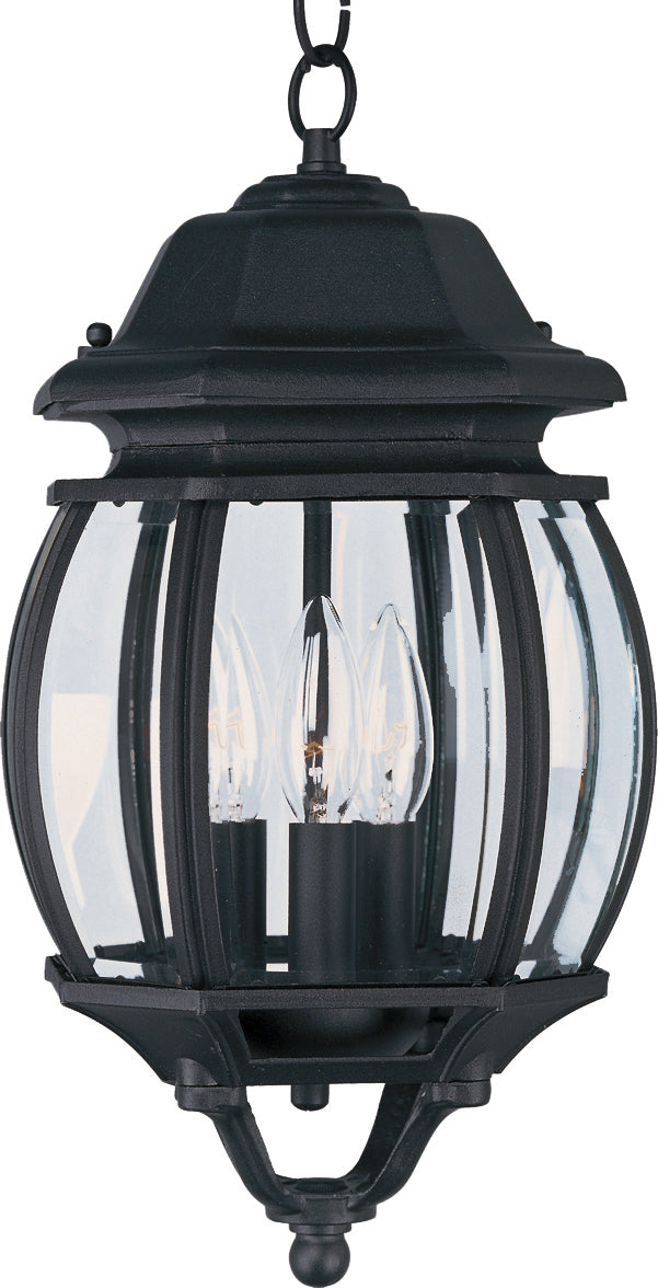Crown Hill Outdoor Hanging Lantern Black