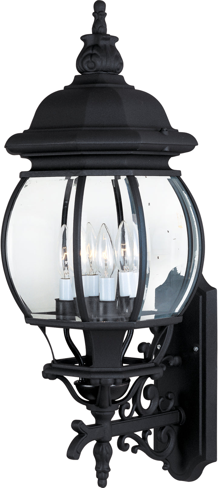 Crown Hill Outdoor Wall Lantern Black