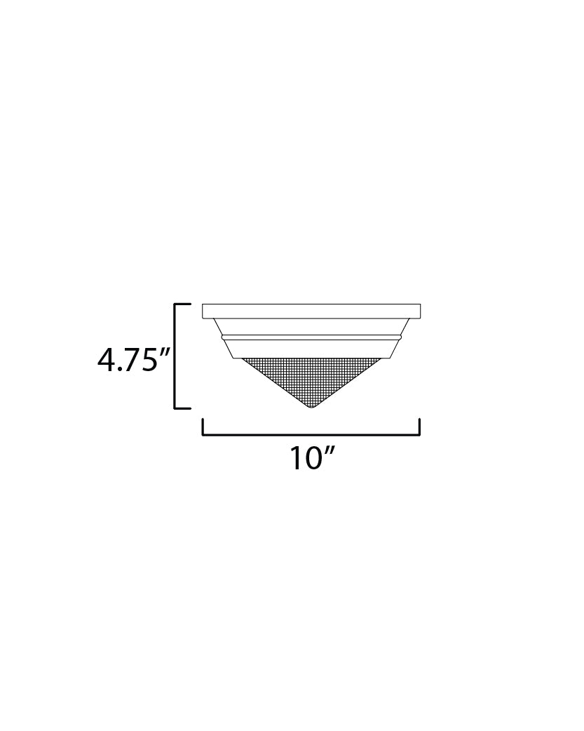 Hargreaves Flush Mount dimensions diagram