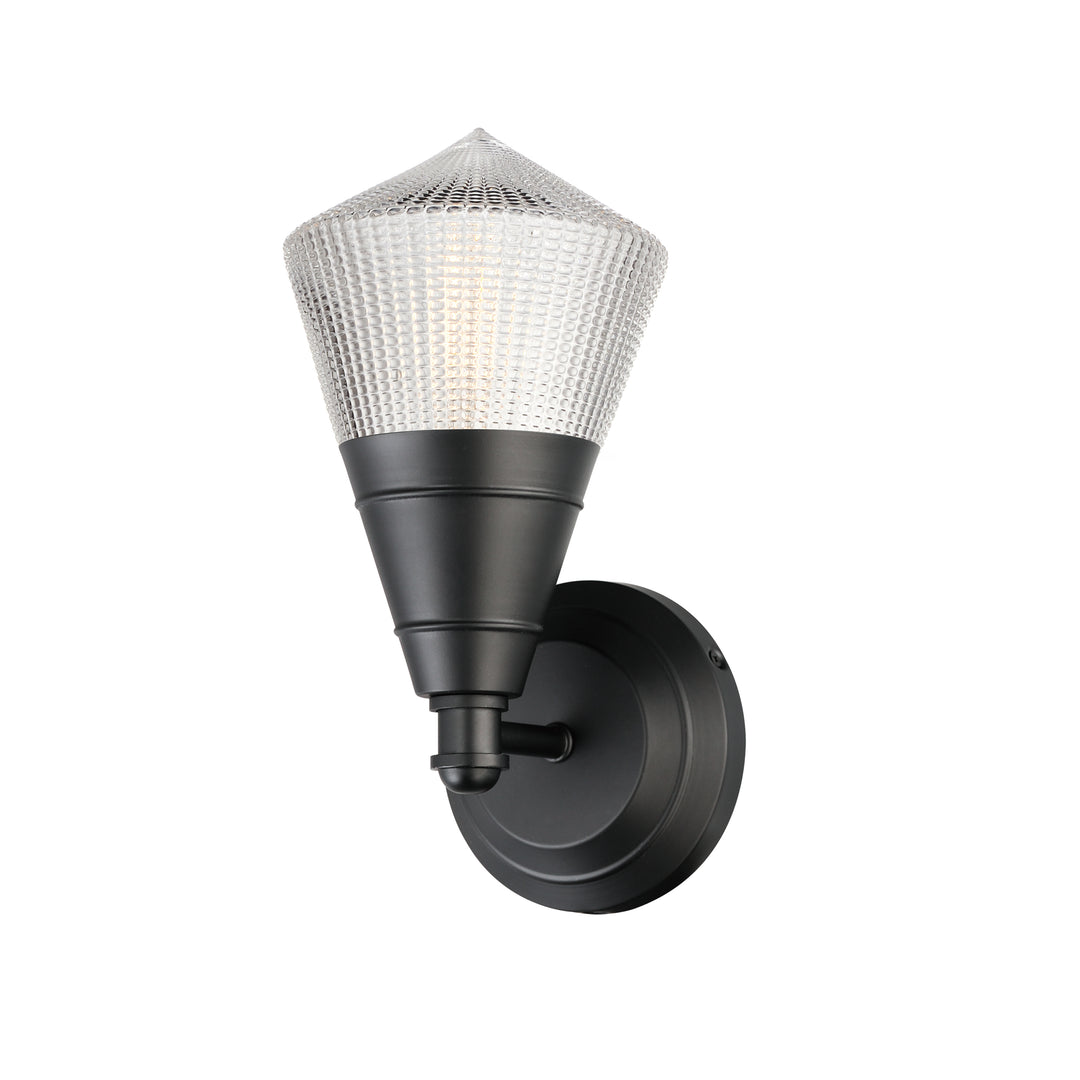 Hargreaves 1-Light Wall Sconce PRBK
