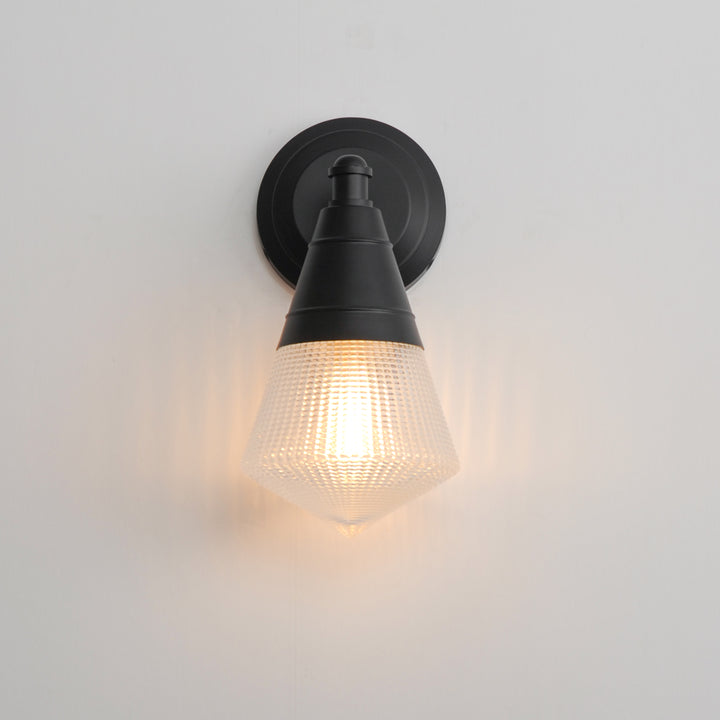 Hargreaves 1-Light Wall Sconce PRBK alternate view