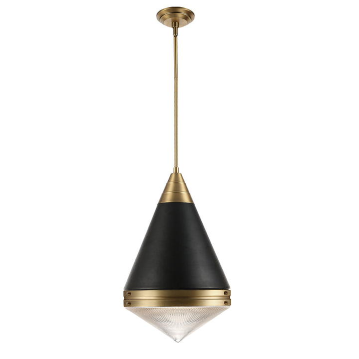 Hargreaves 1-Light Pendant PRBKNAB
