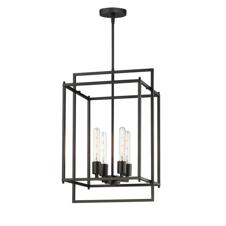 Gridline Large Pendant Black