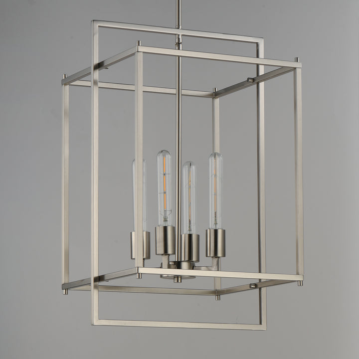 Gridline Large Pendant Satin Nickel alternate view