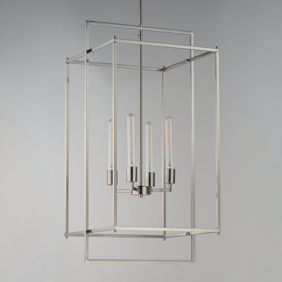 Gridline Extra Large Pendant Satin Nickel alternate view