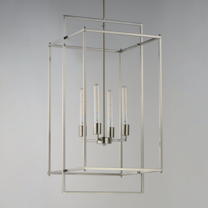 Gridline Extra Large Pendant Satin Nickel alternate view
