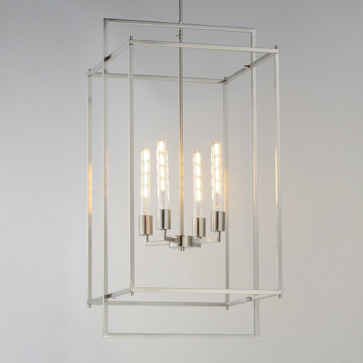 Gridline Extra Large Pendant Satin Nickel alternate view