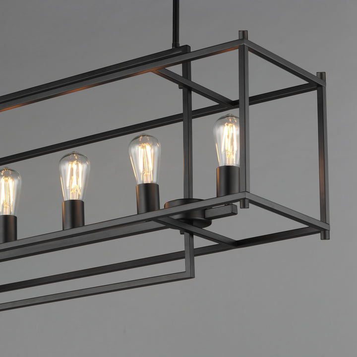 Gridline Linear Pendant Black alternate view