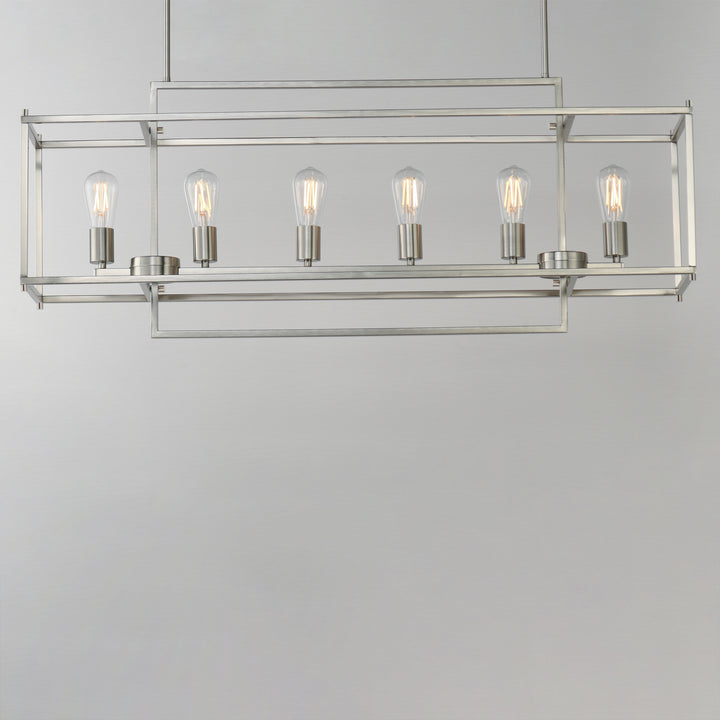 Gridline Linear Pendant Satin Nickel alternate view
