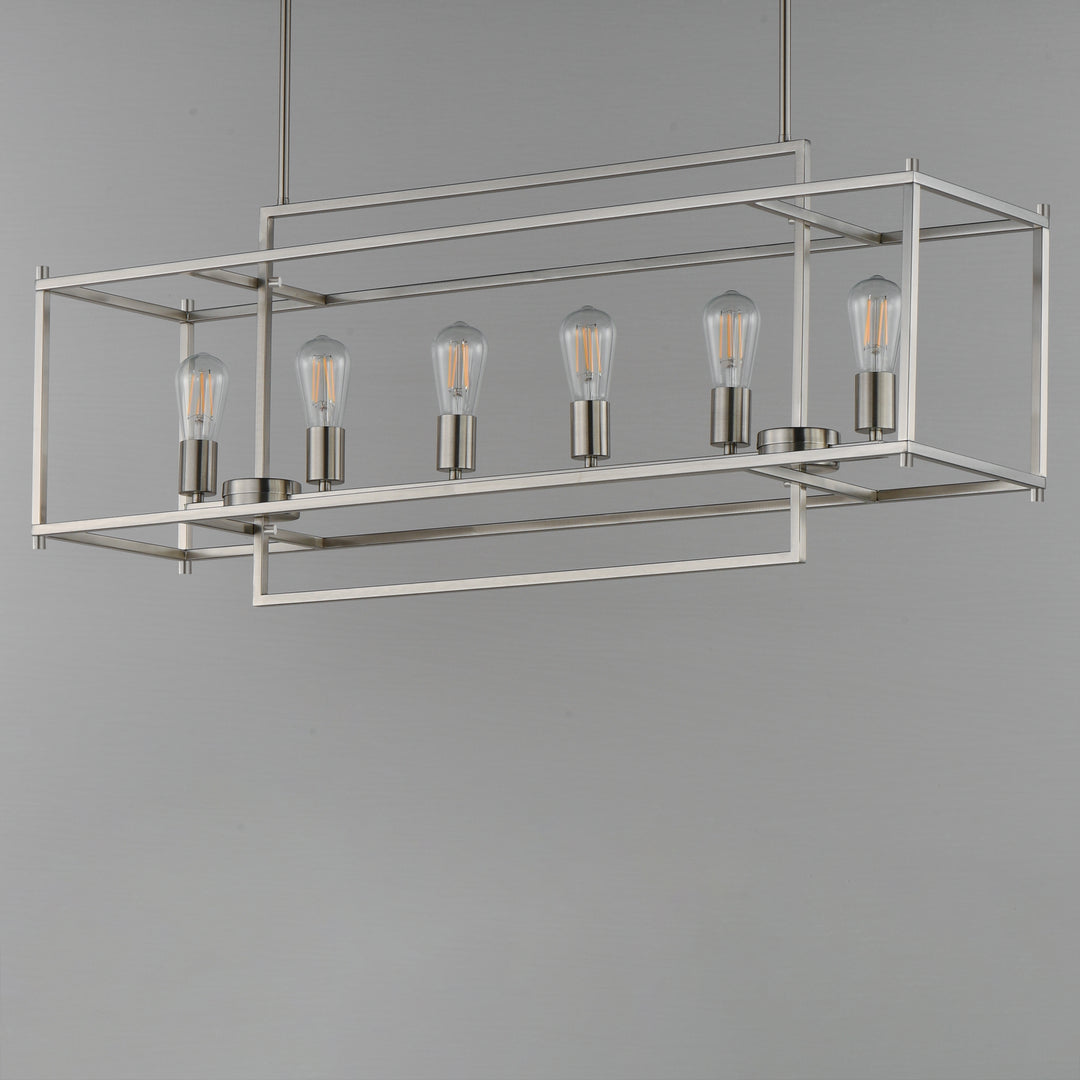 Gridline Linear Pendant Satin Nickel alternate view