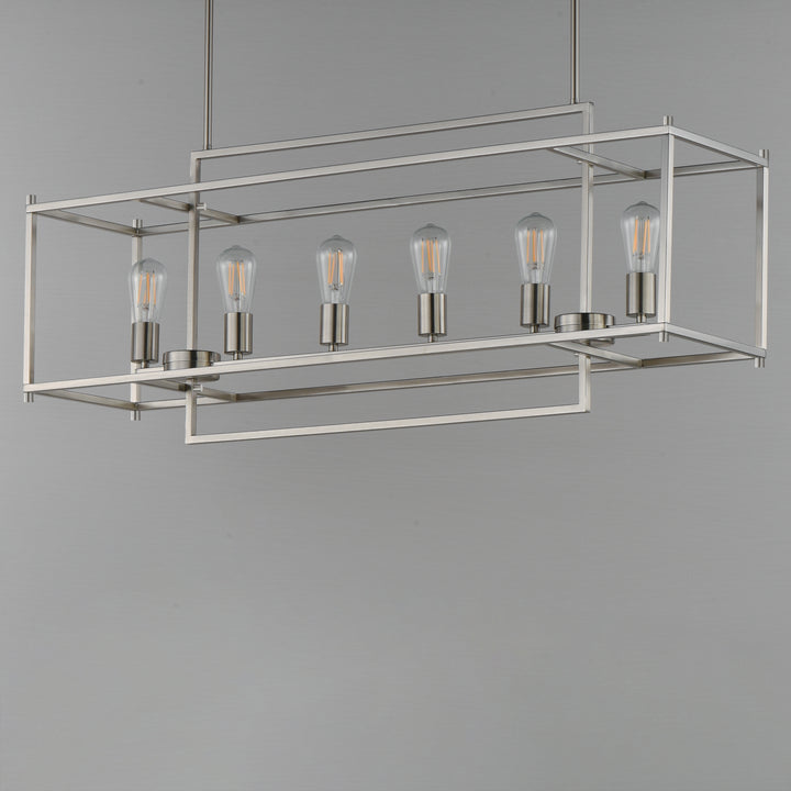 Gridline Linear Pendant Satin Nickel alternate view