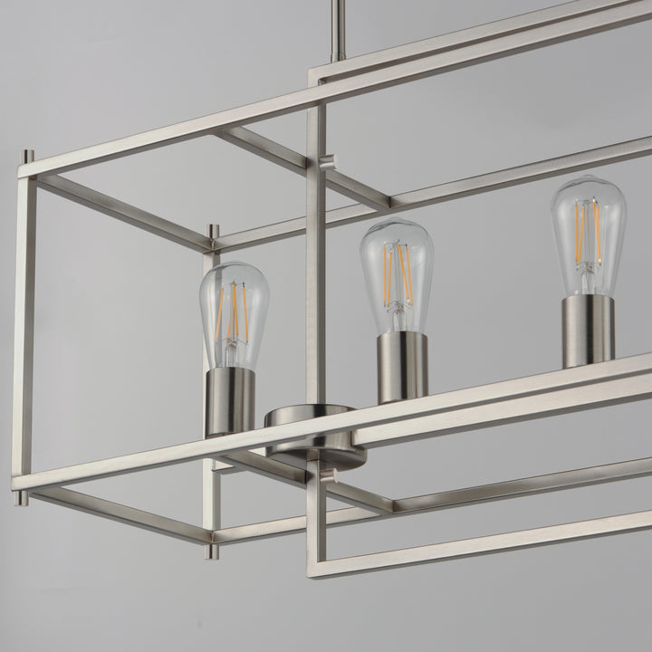 Gridline Linear Pendant Satin Nickel alternate view