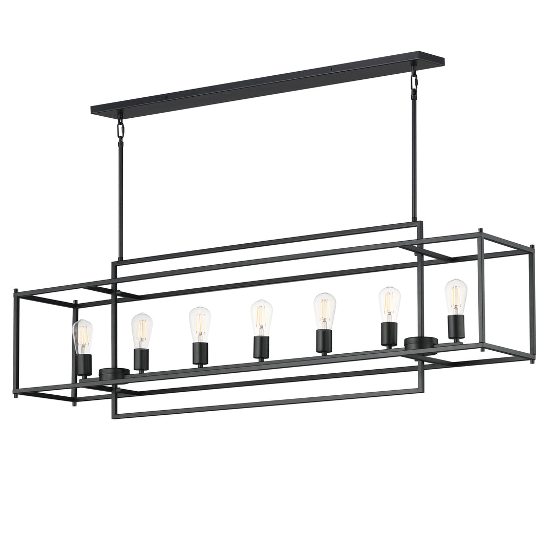 Gridline Linear Pendant Black