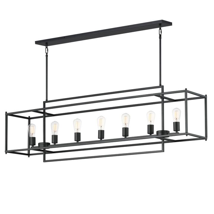 Gridline Linear Pendant Black