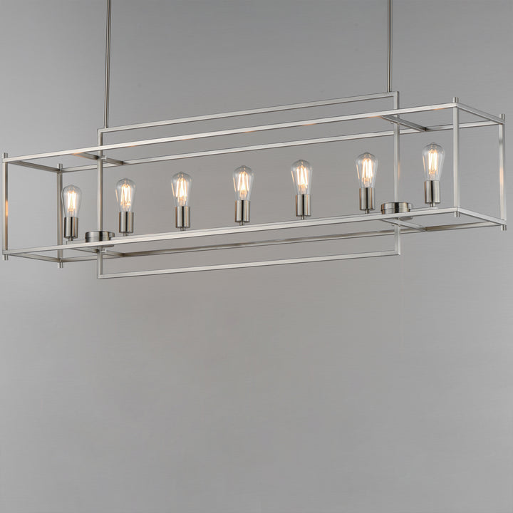 Gridline Linear Pendant Satin Nickel alternate view