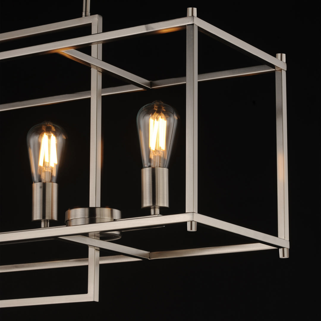 Gridline Linear Pendant Satin Nickel alternate view