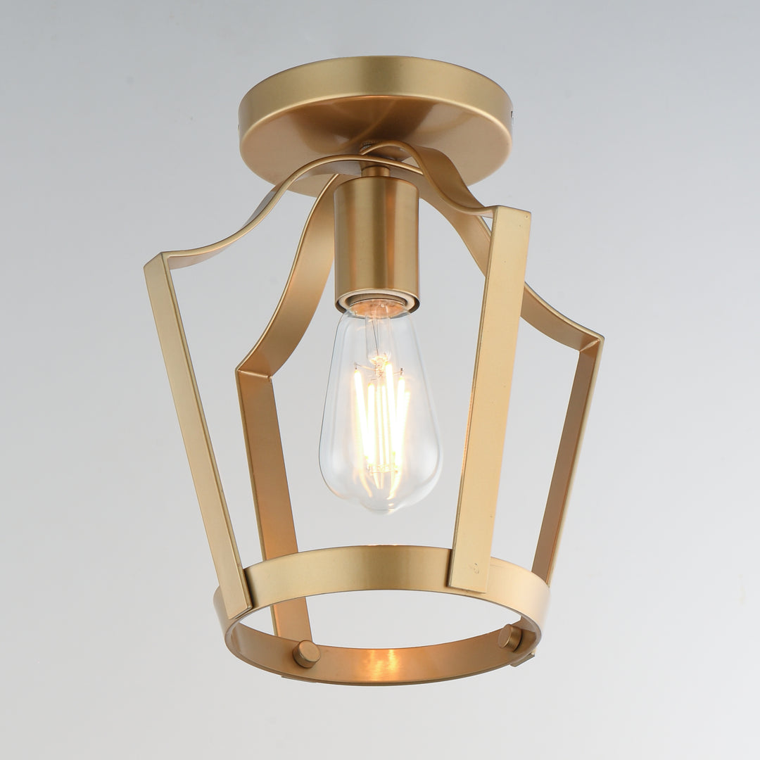 Arden Single Pendant / Semi Flush Natural Aged Brass alternate view