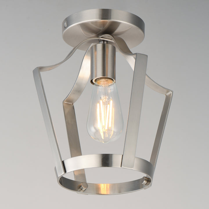 Arden Single Pendant / Semi Flush Satin Nickel alternate view