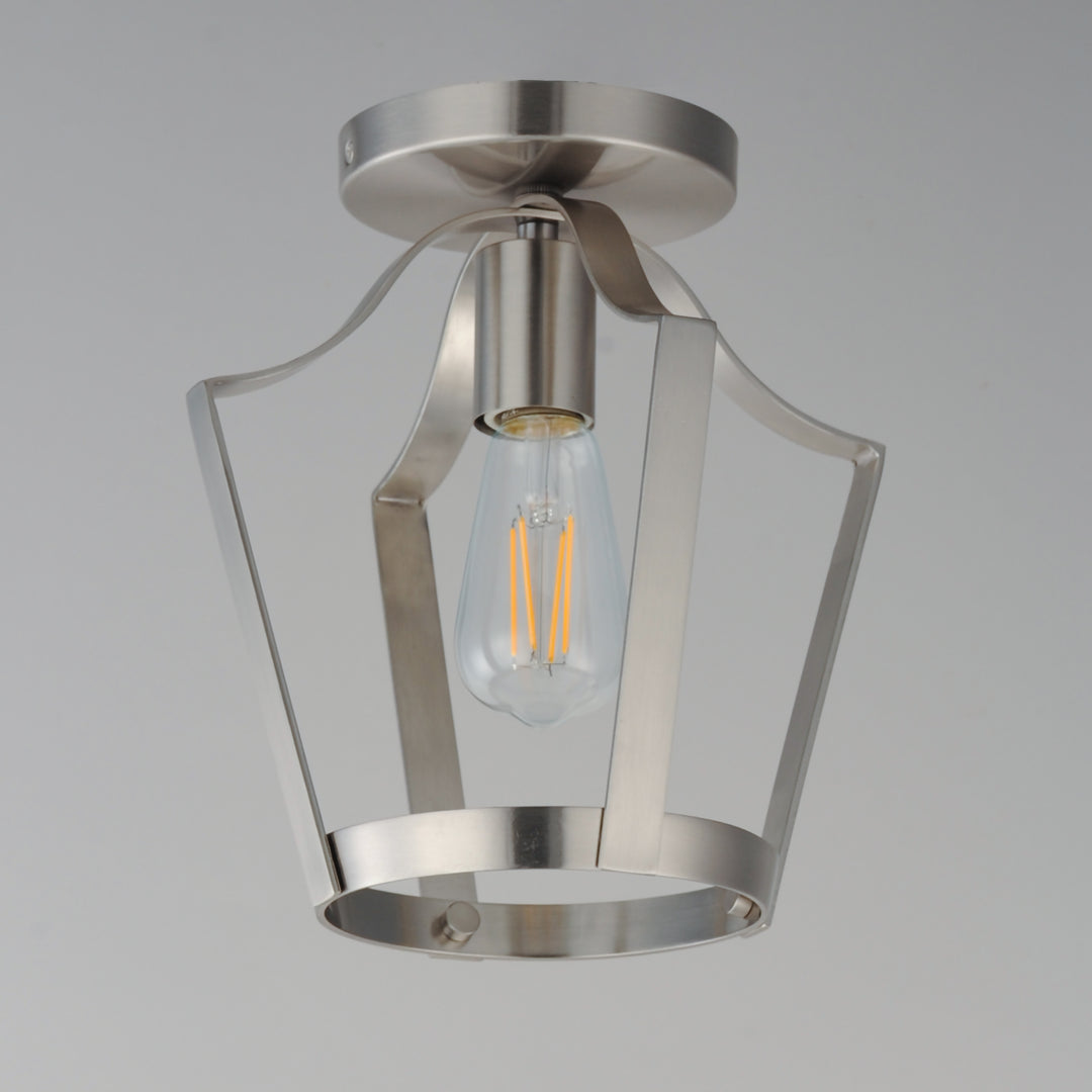 Arden Single Pendant / Semi Flush Satin Nickel alternate view