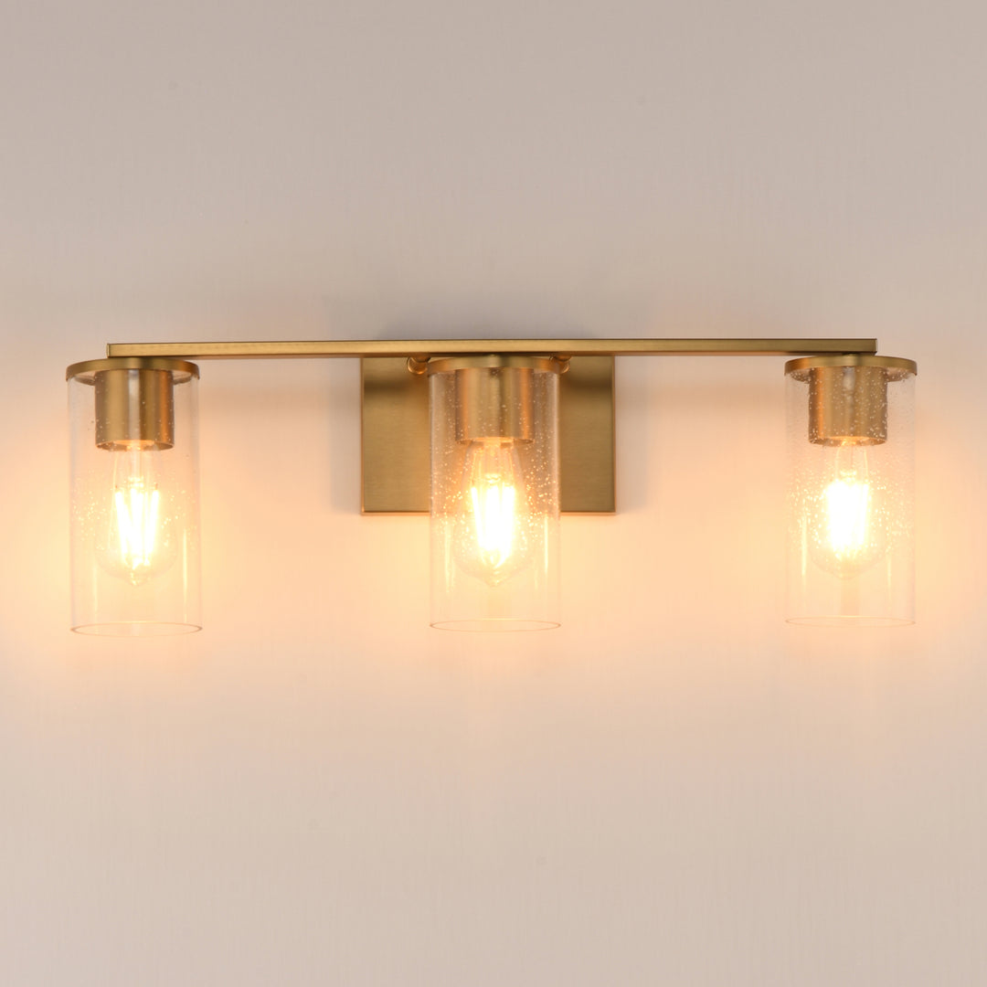 Livingston Bath Vanity Natural Aged Brass alternate view