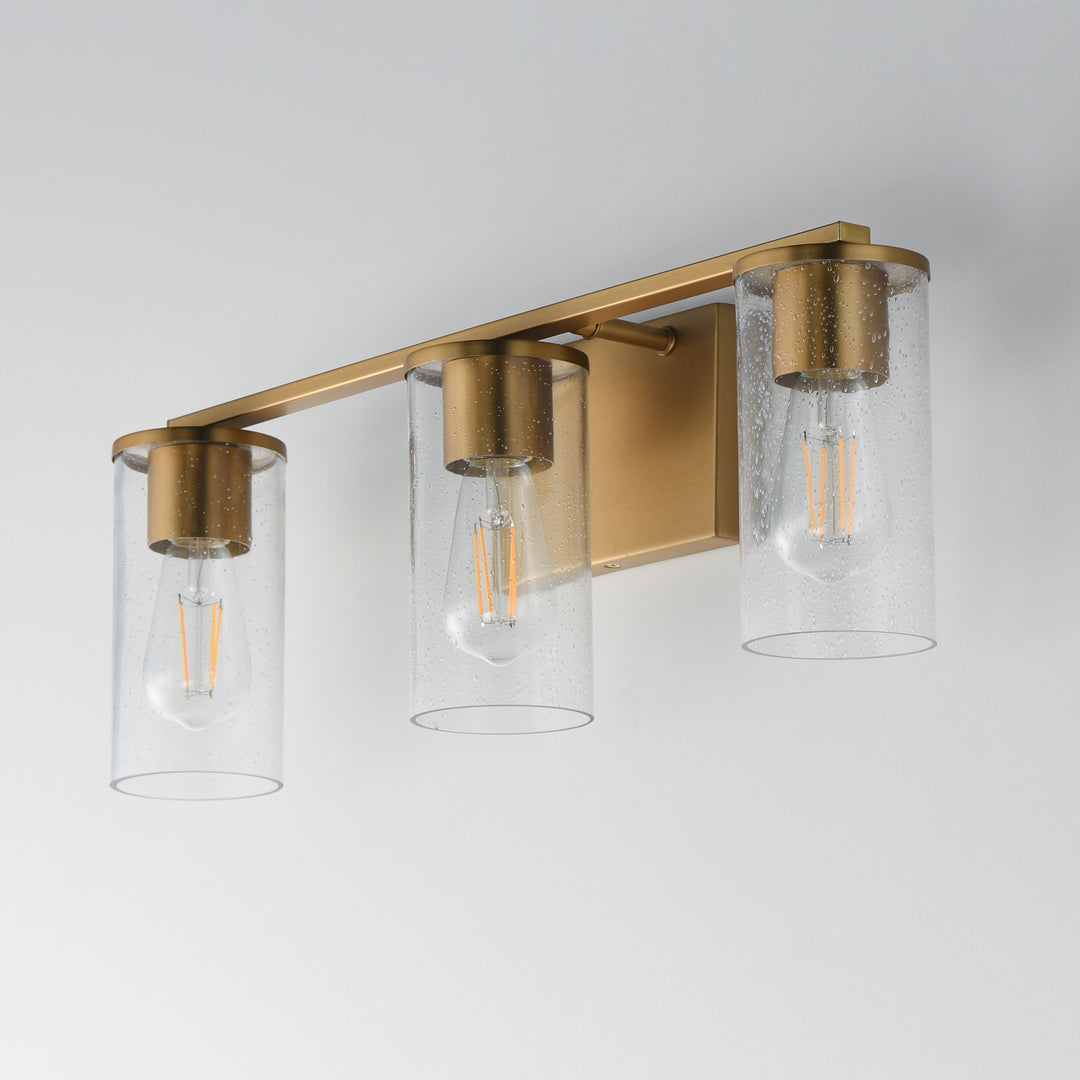 Livingston Bath Vanity Natural Aged Brass alternate view