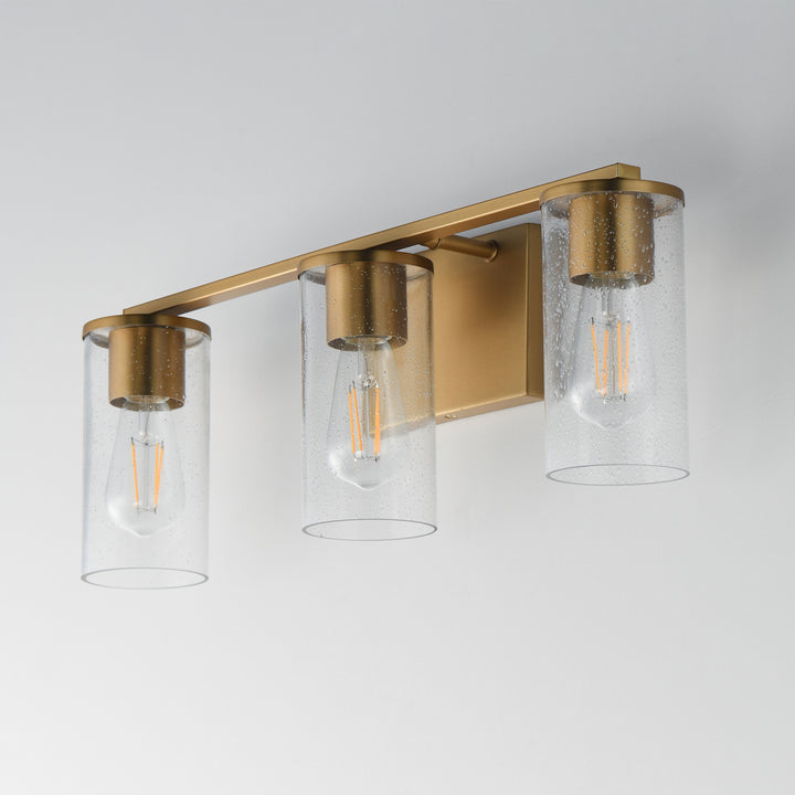 Livingston Bath Vanity Natural Aged Brass alternate view