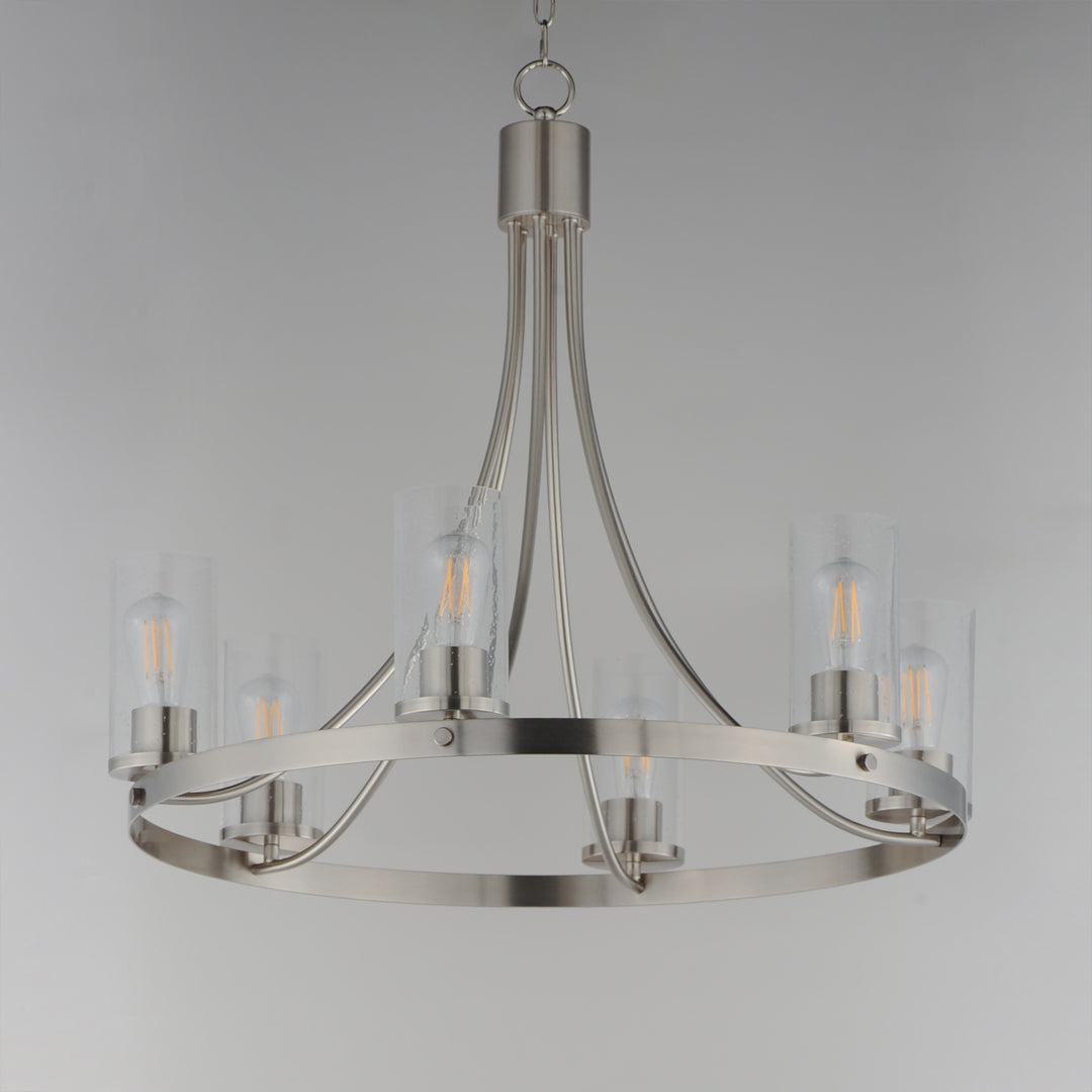 Livingston Chandelier Satin Nickel alternate view