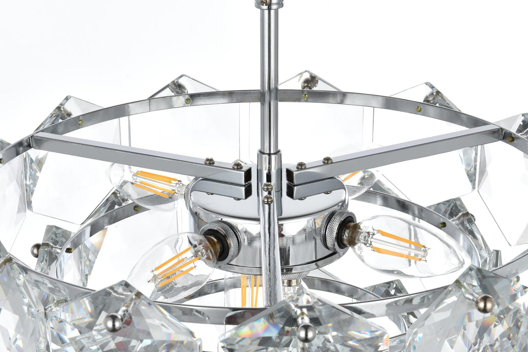 Adaline Chandelier by Elegant - view 5