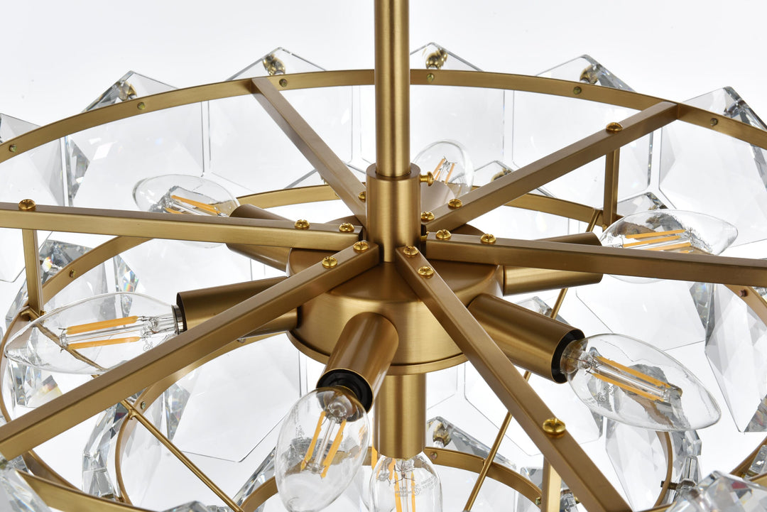 Adaline Chandelier by Elegant - view 29